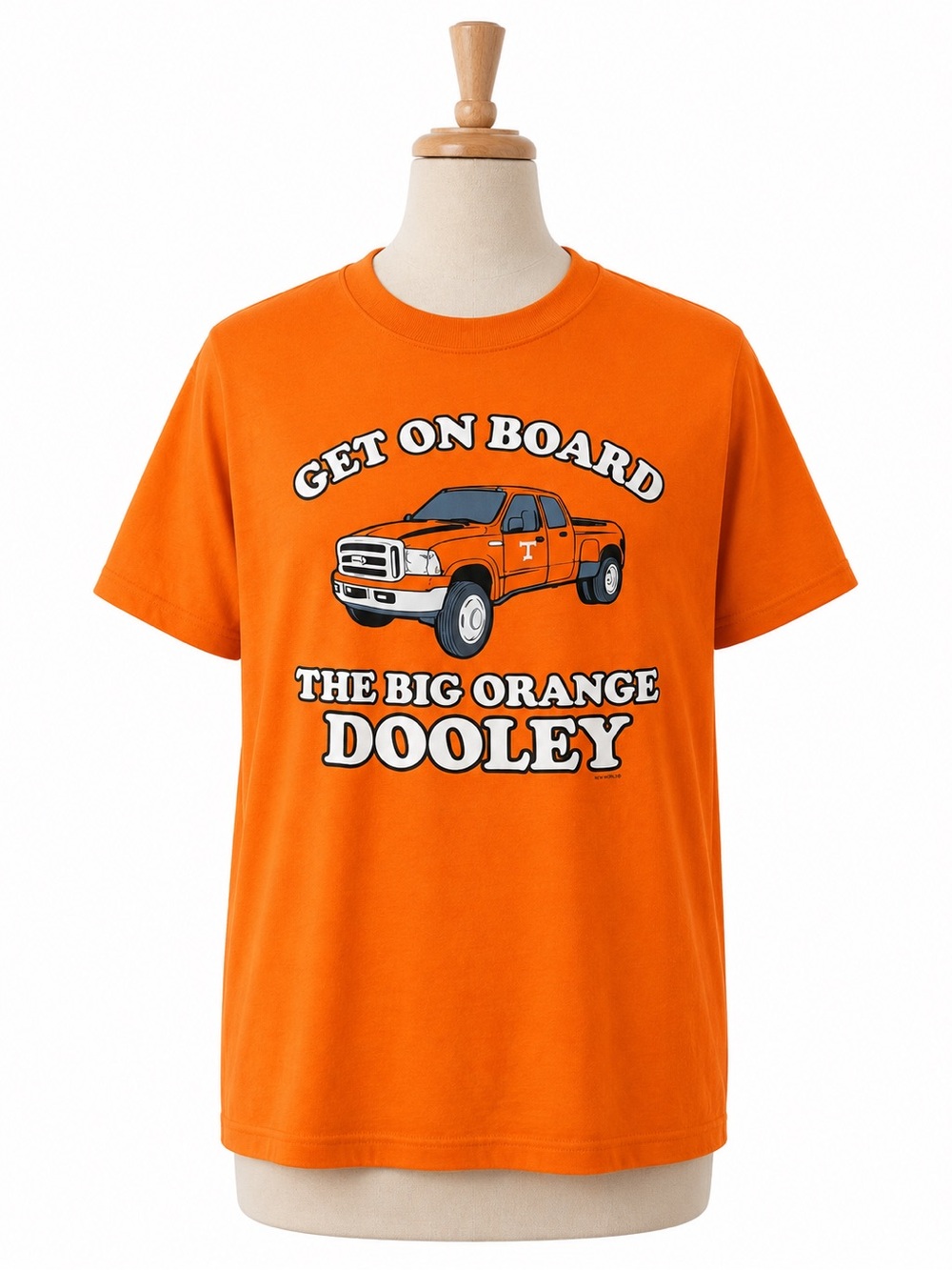 TN Vols Retro “Get On Board The Big Orange Dooley” Orange Graphic T-Shirt